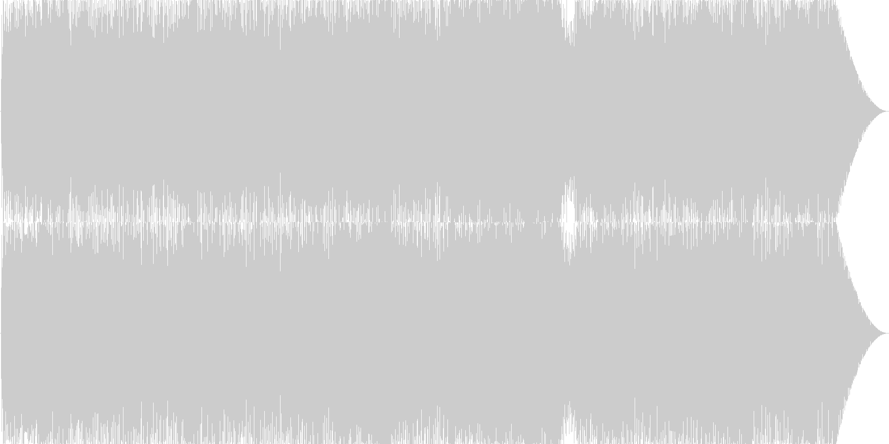 未再生の波形