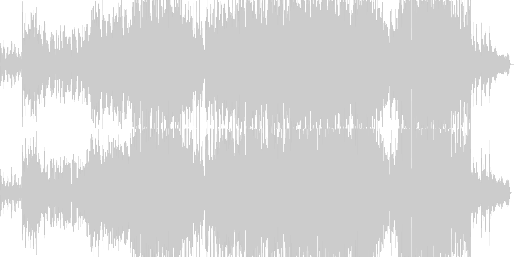 未再生の波形