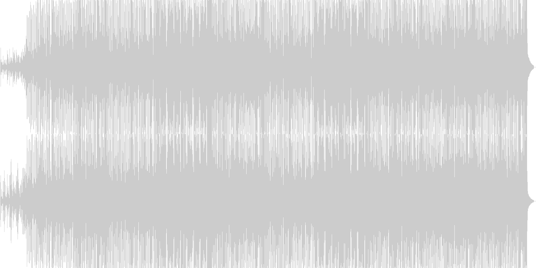未再生の波形