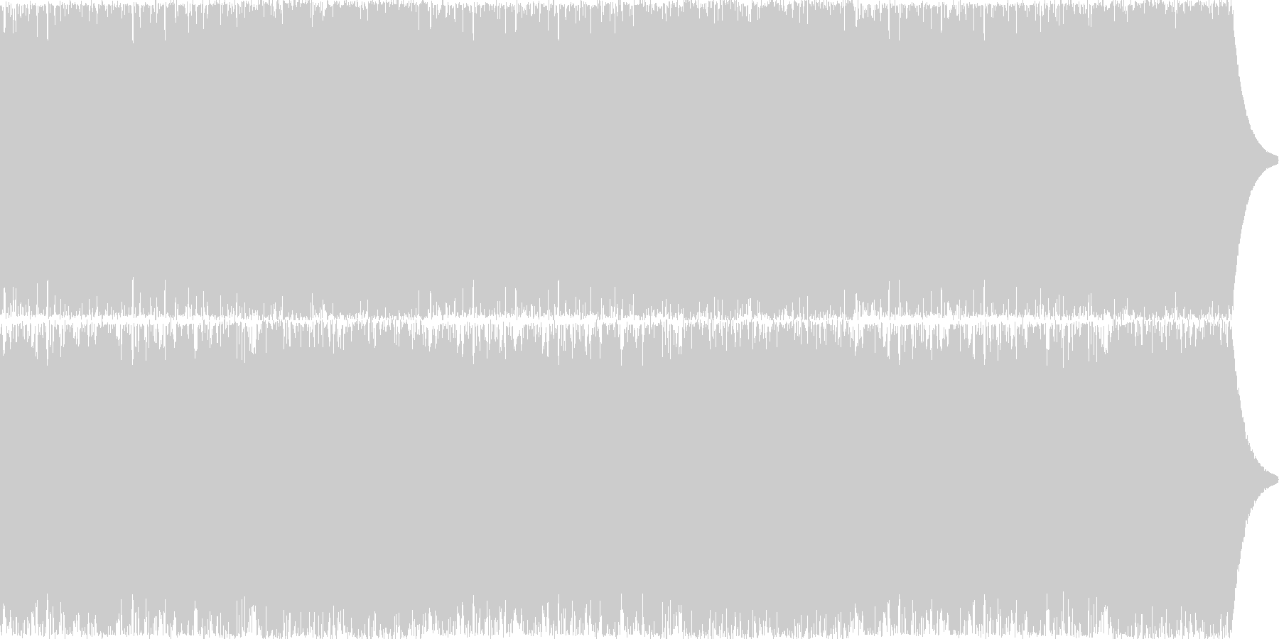 未再生の波形