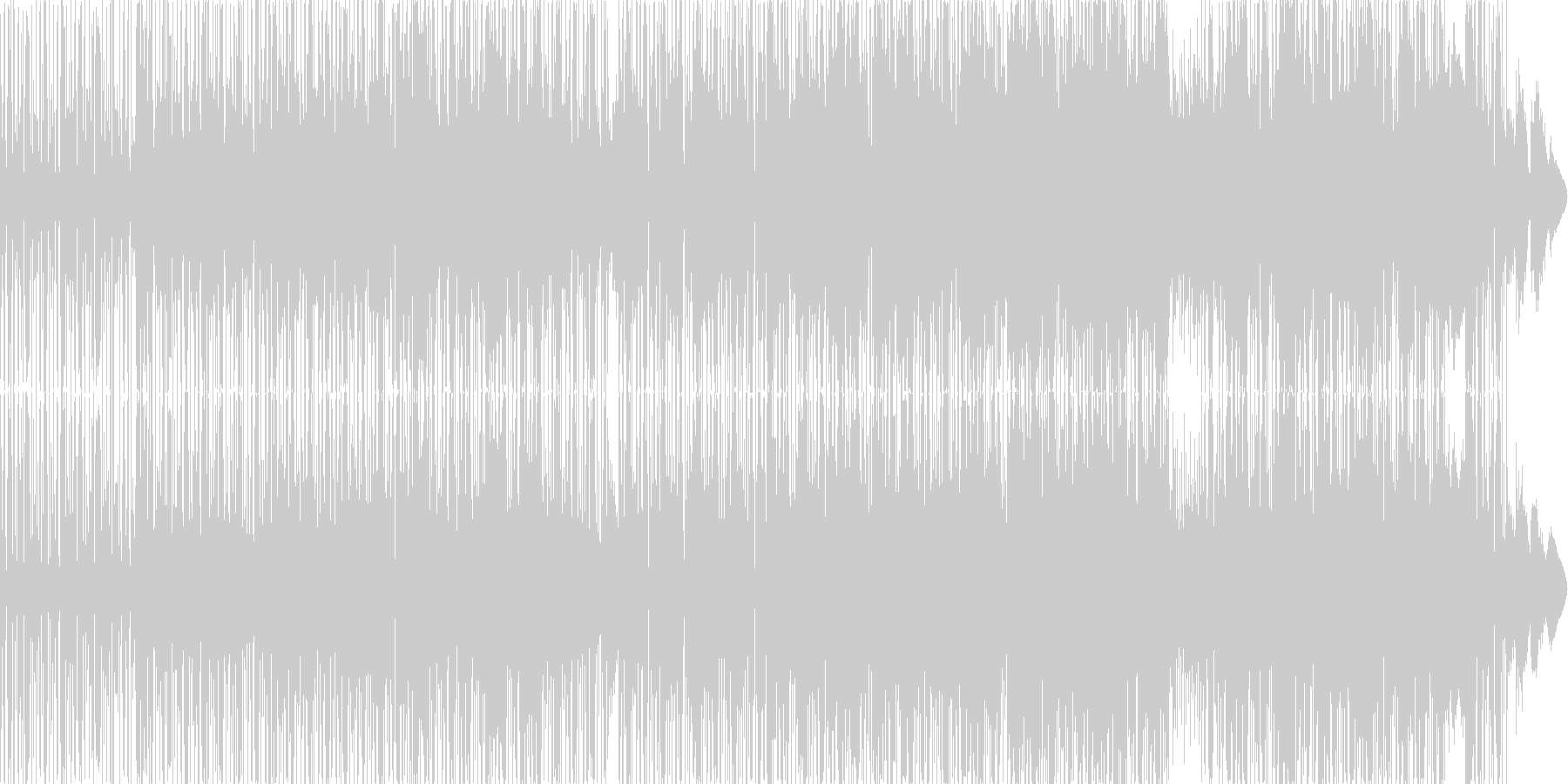 未再生の波形