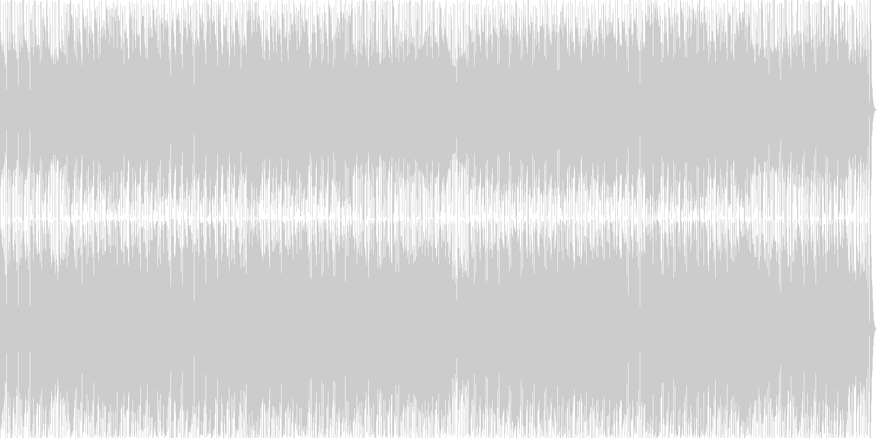 未再生の波形