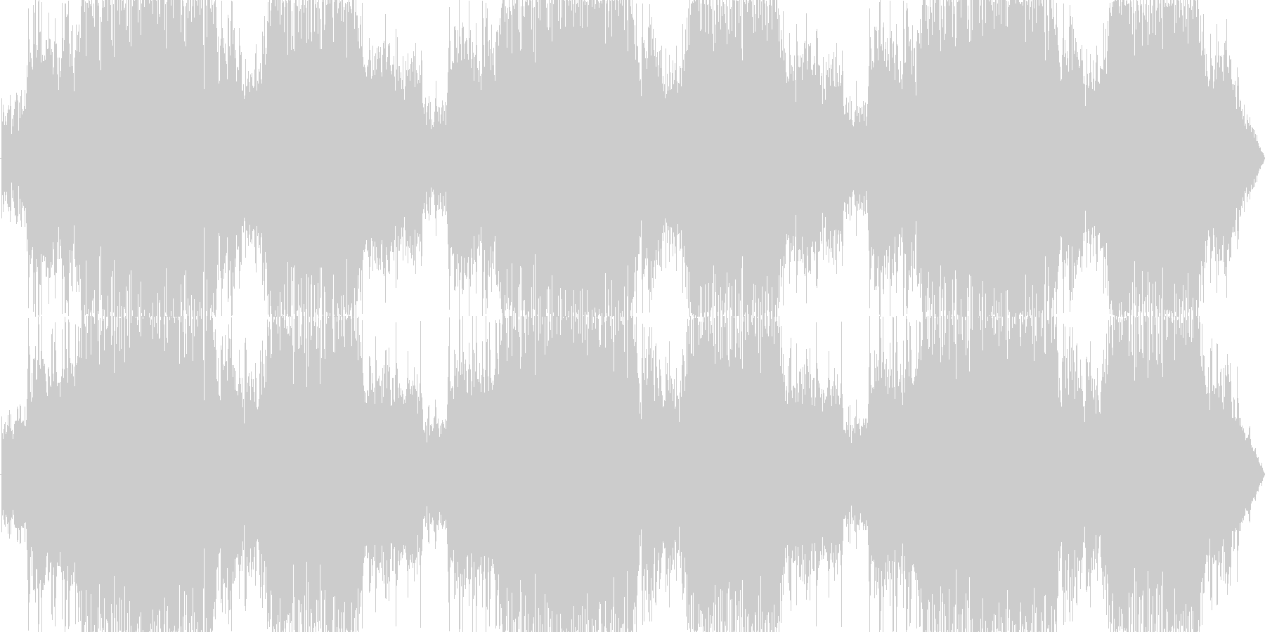 未再生の波形