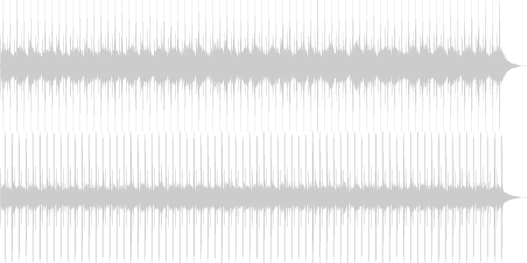 未再生の波形