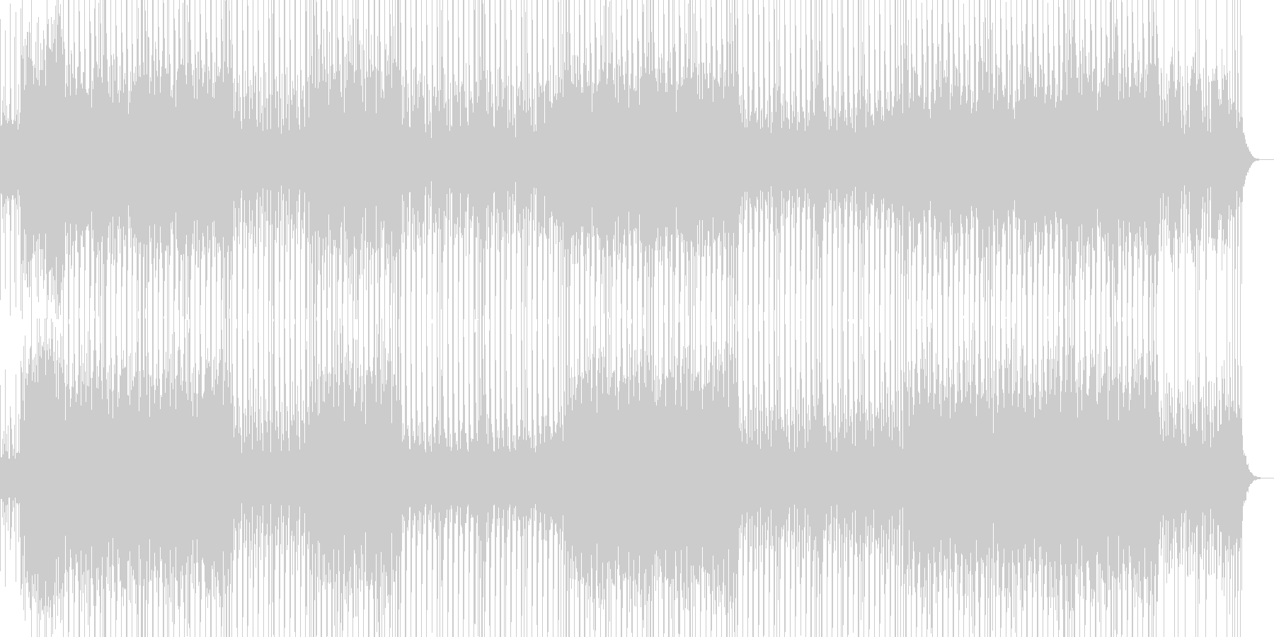未再生の波形