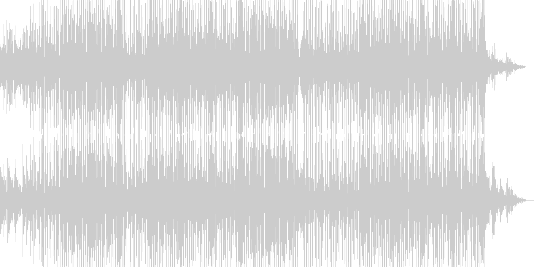 未再生の波形