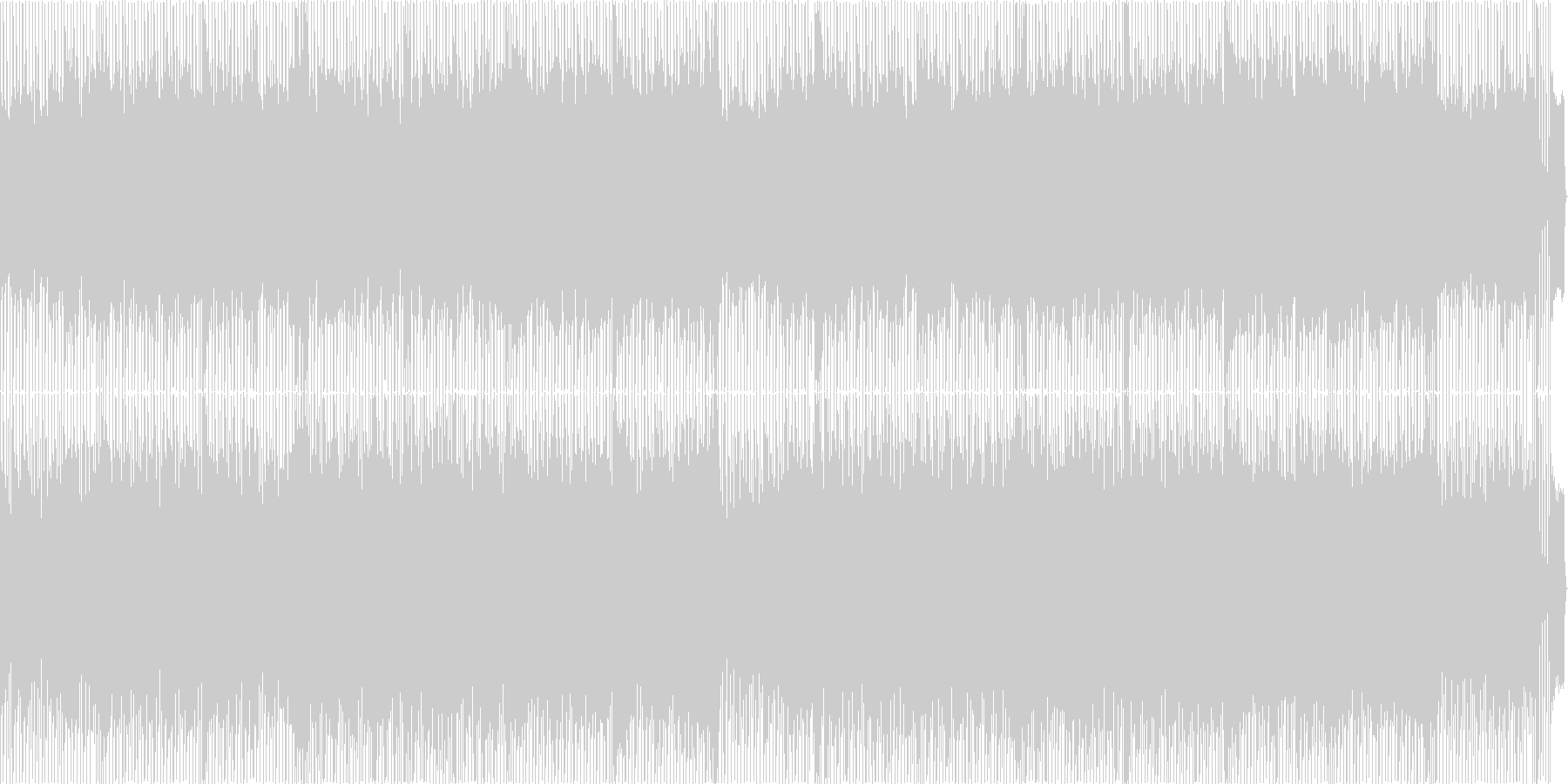 未再生の波形
