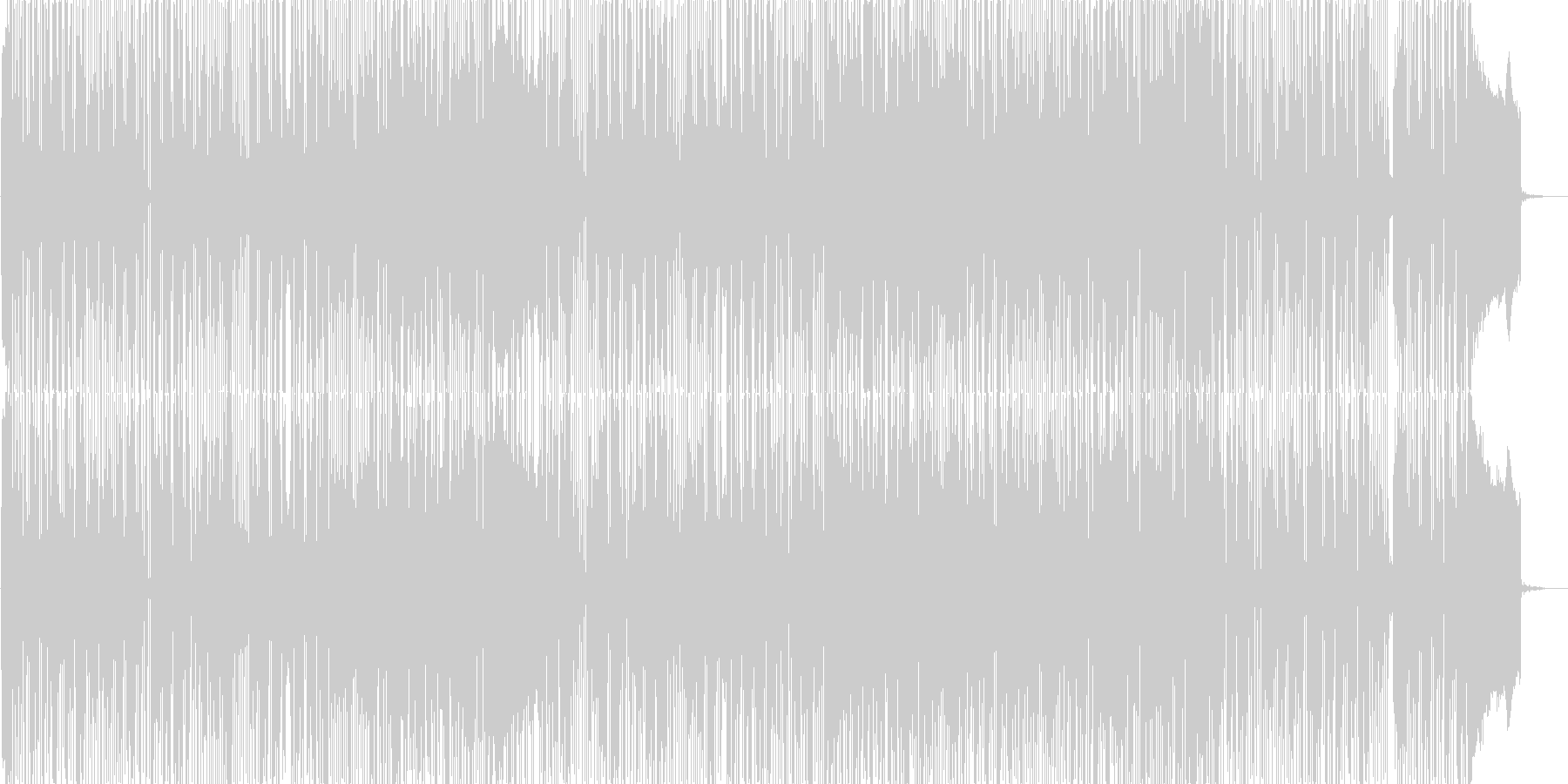 未再生の波形