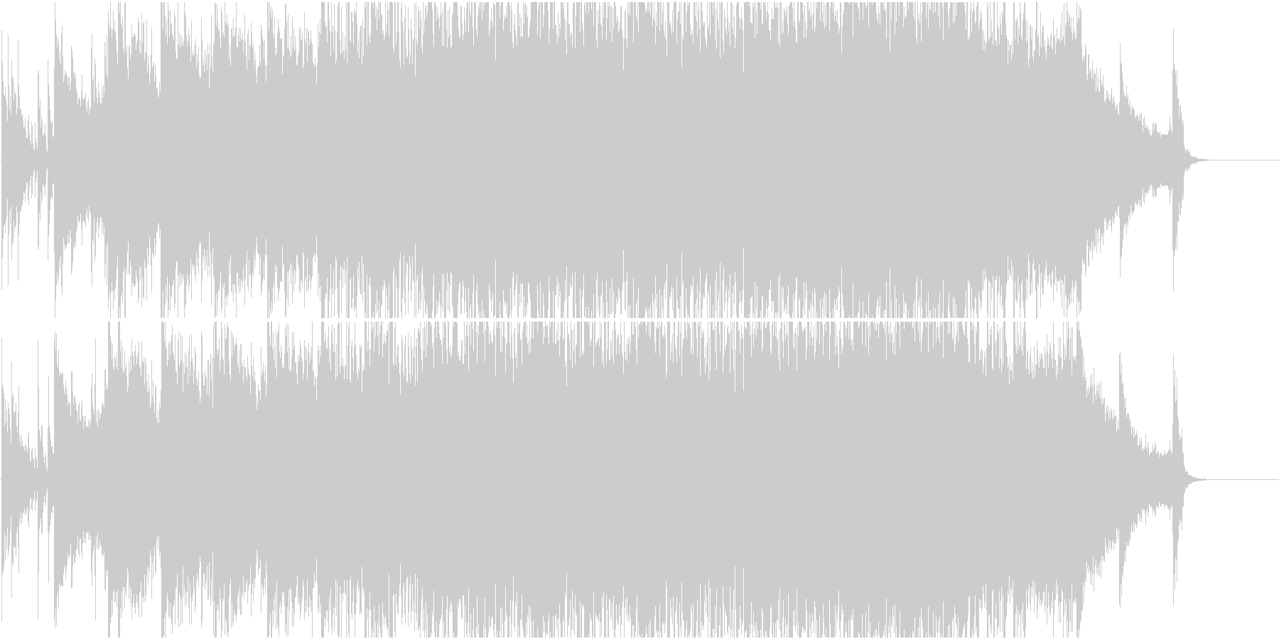 未再生の波形