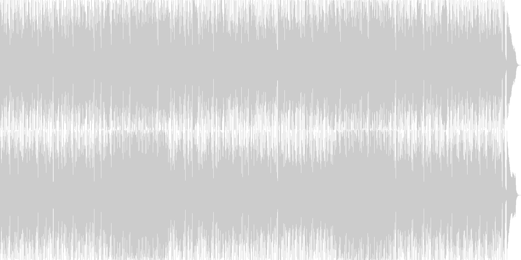未再生の波形