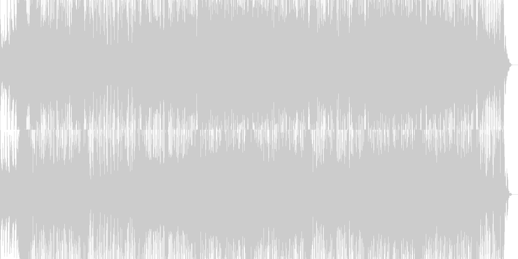未再生の波形