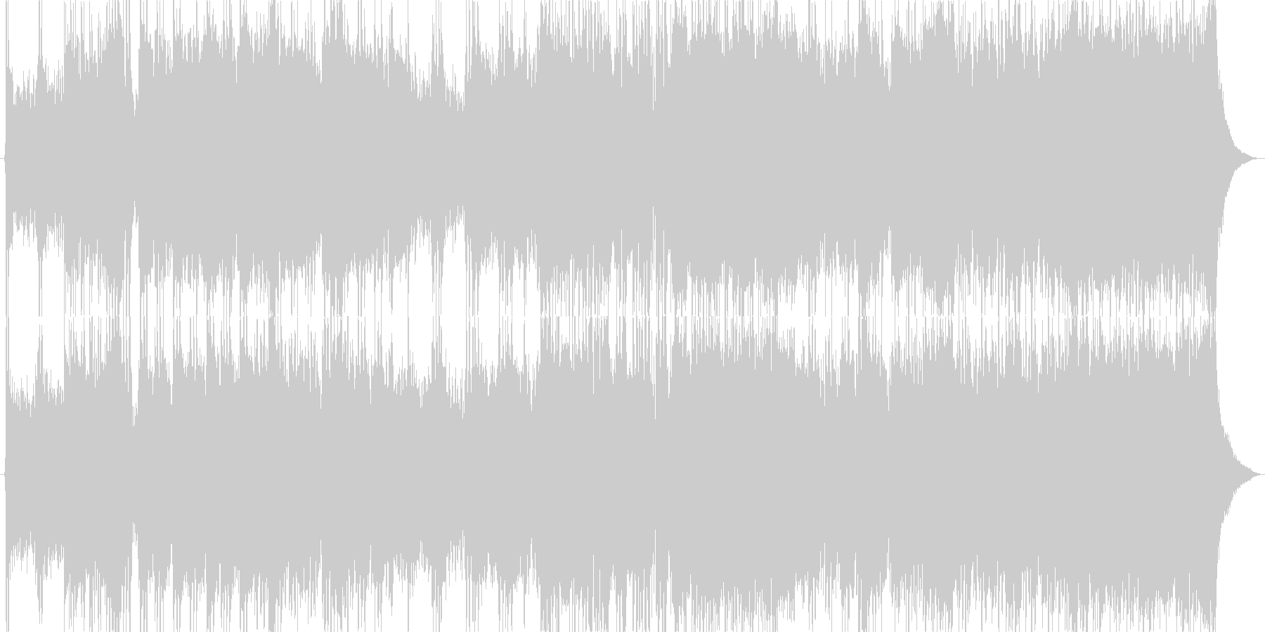 未再生の波形