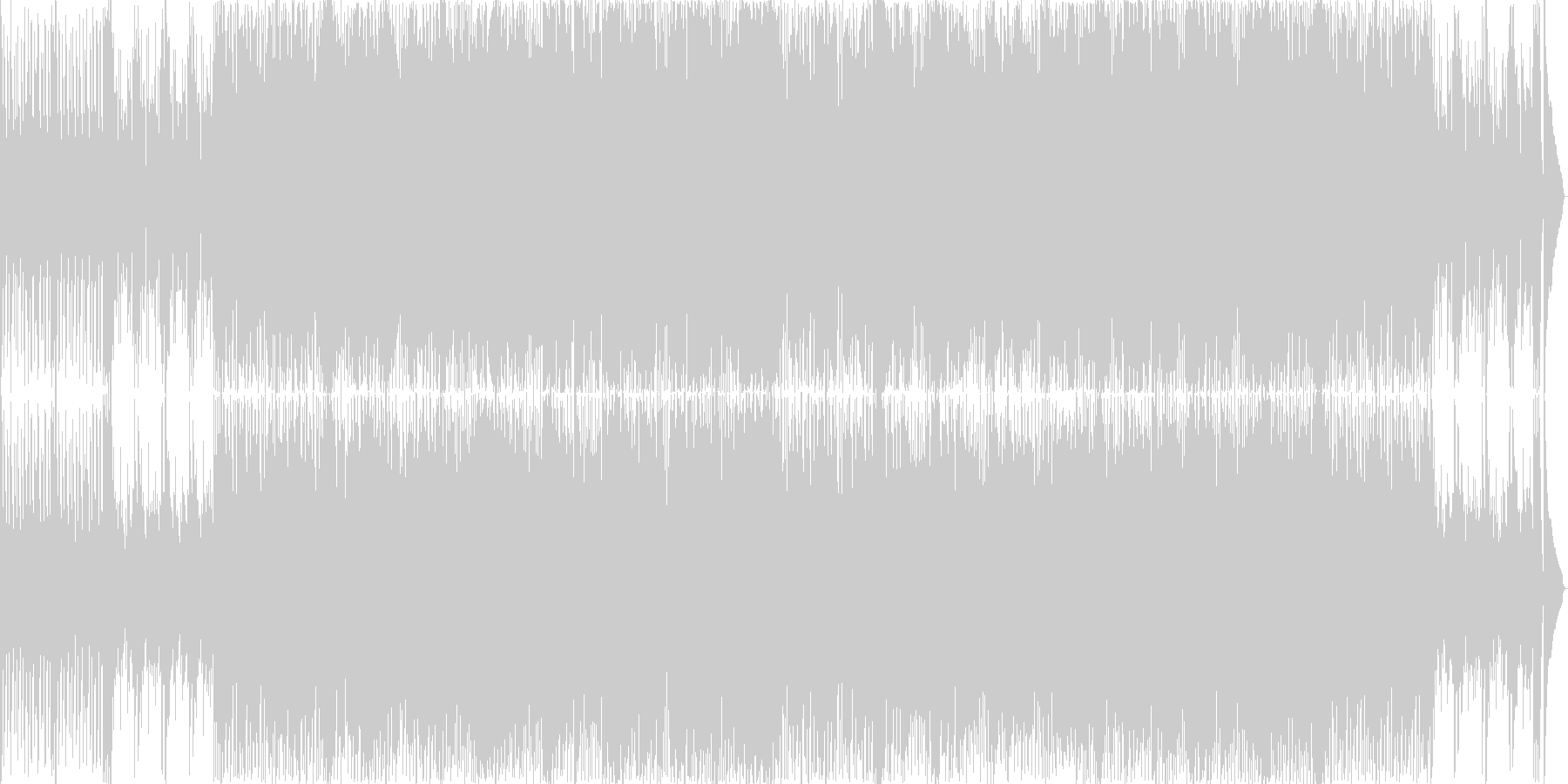 未再生の波形