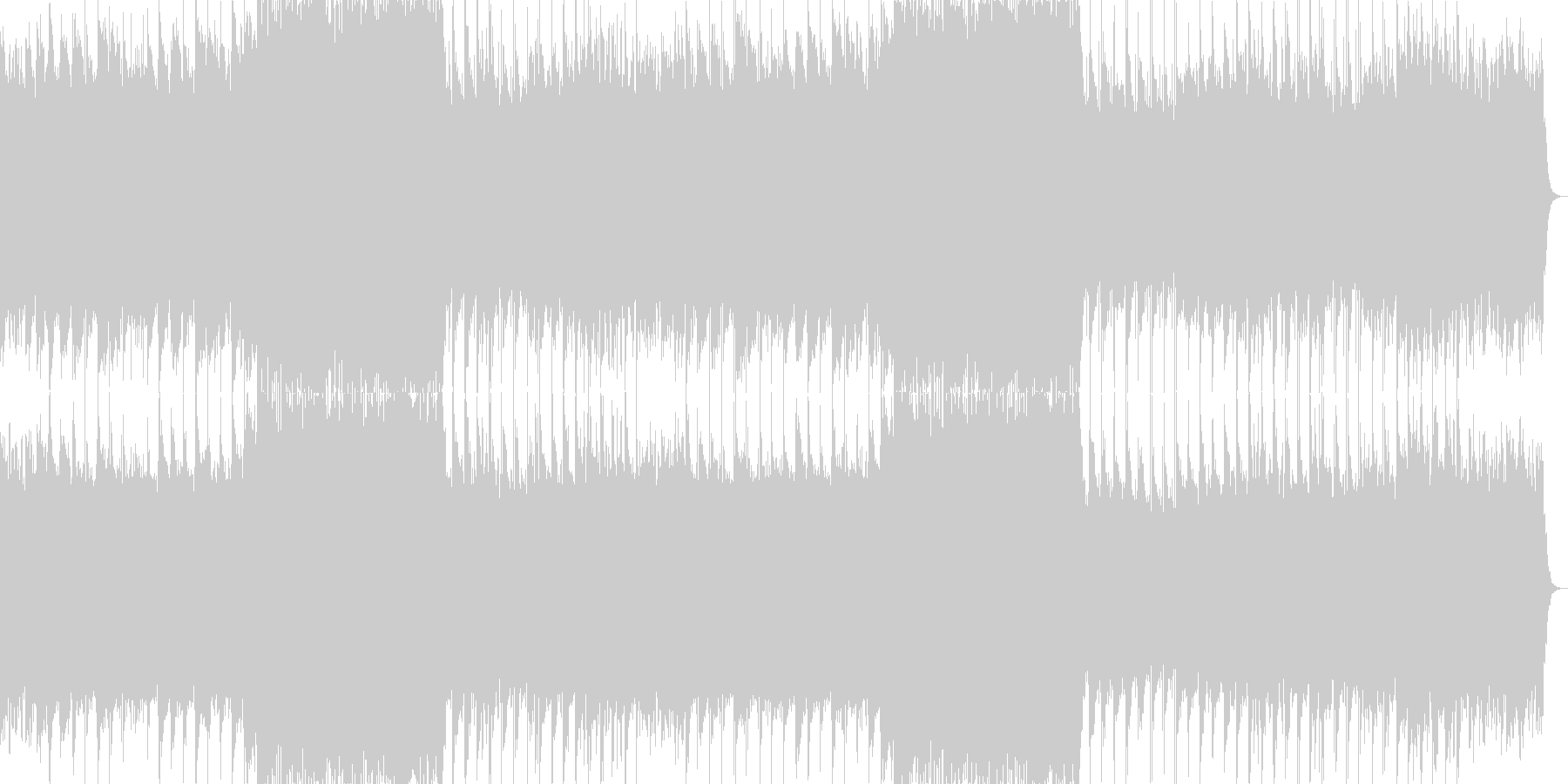 未再生の波形