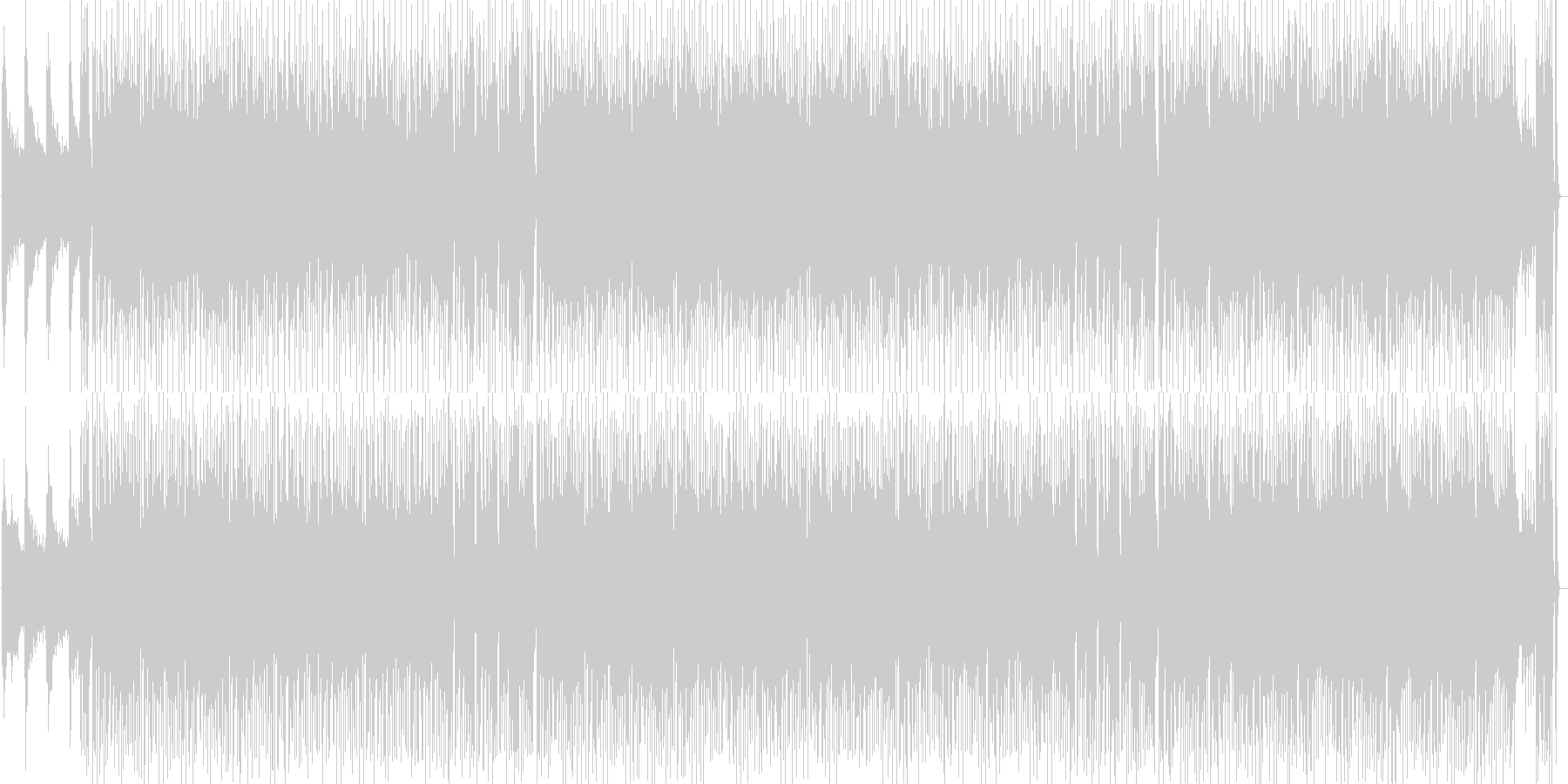 未再生の波形
