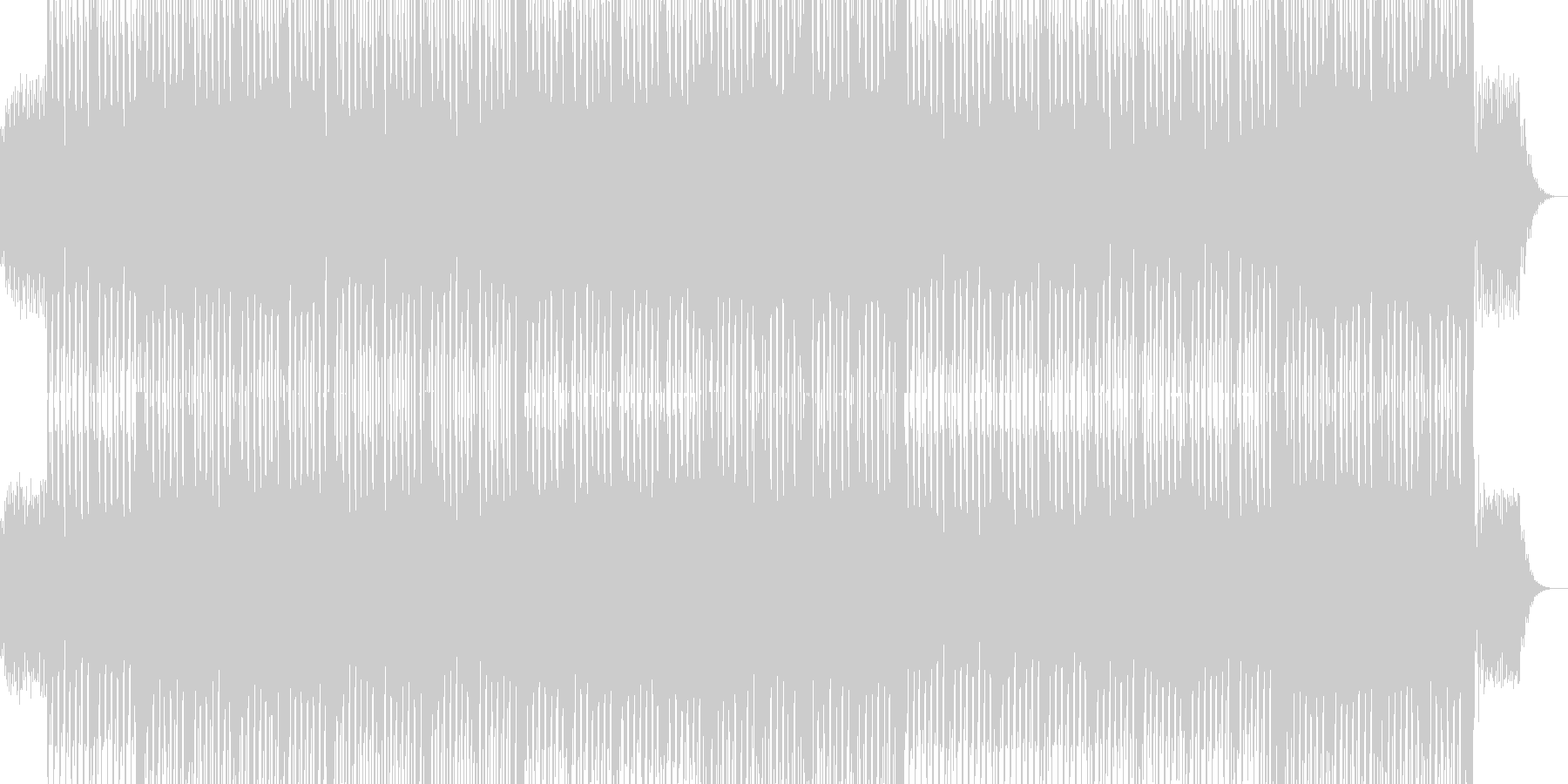 未再生の波形