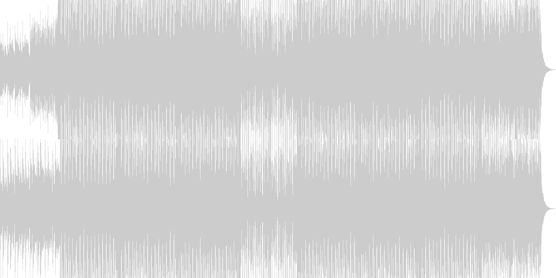 未再生の波形