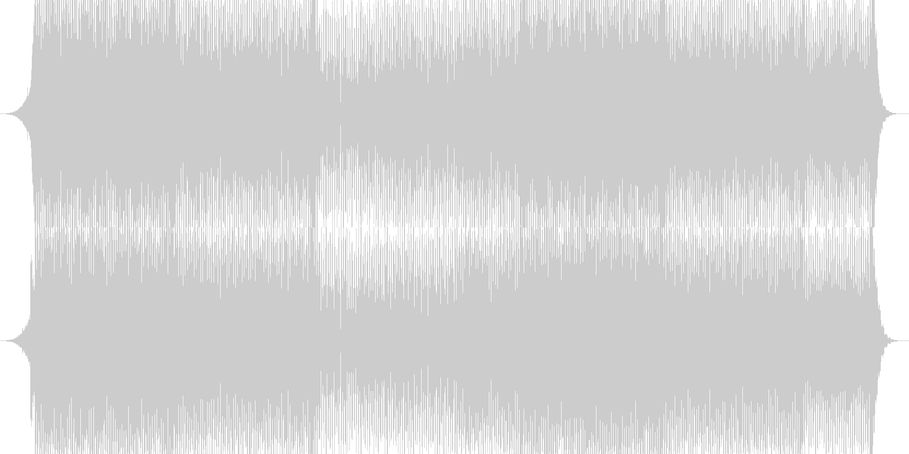 未再生の波形