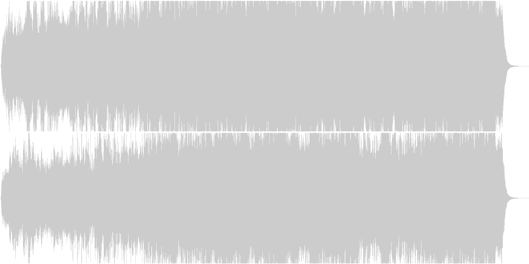 未再生の波形
