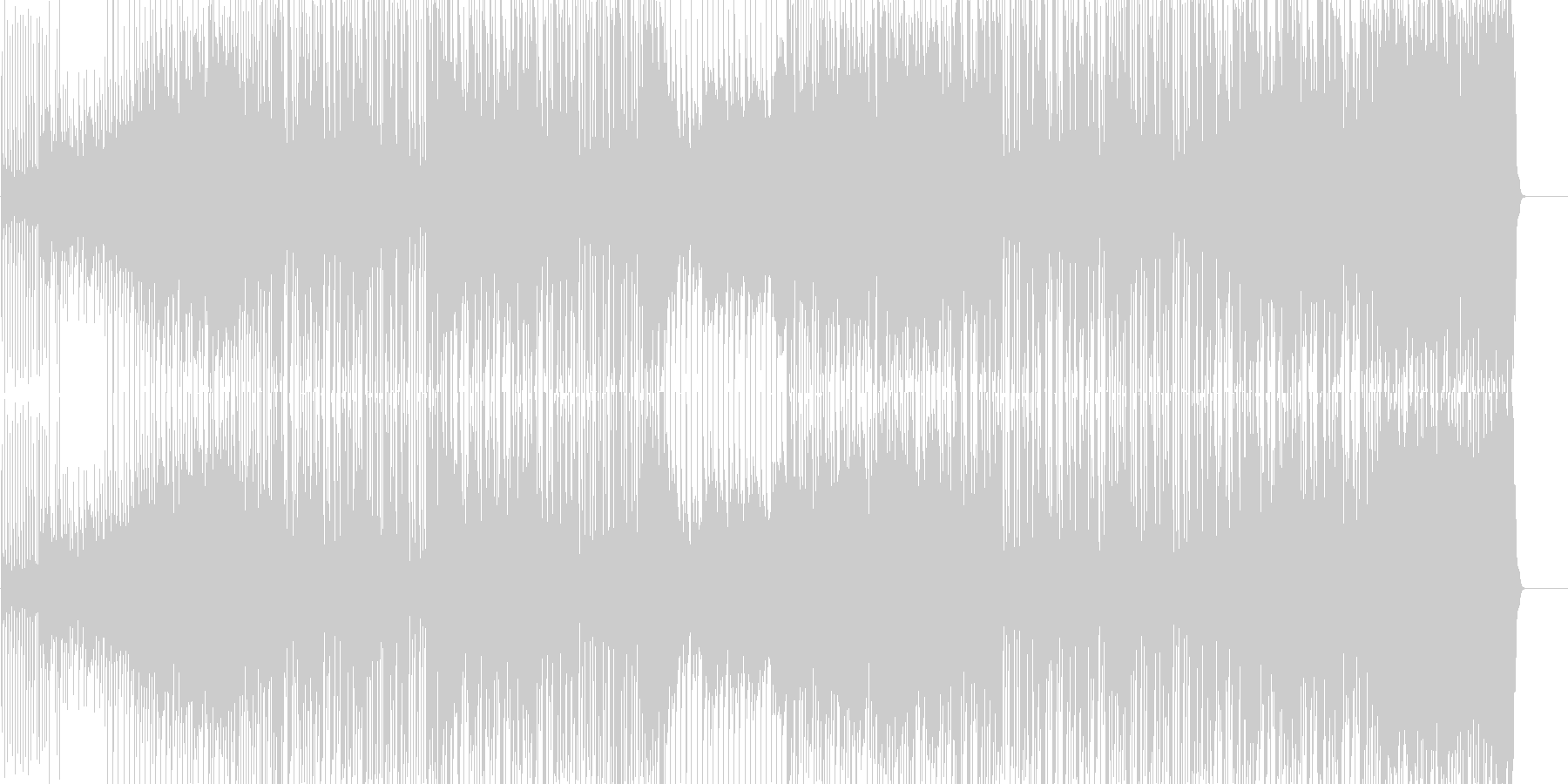 未再生の波形