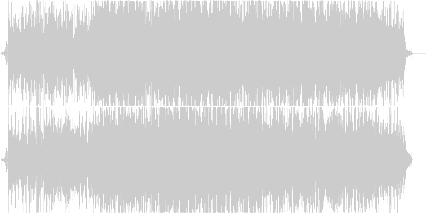 未再生の波形