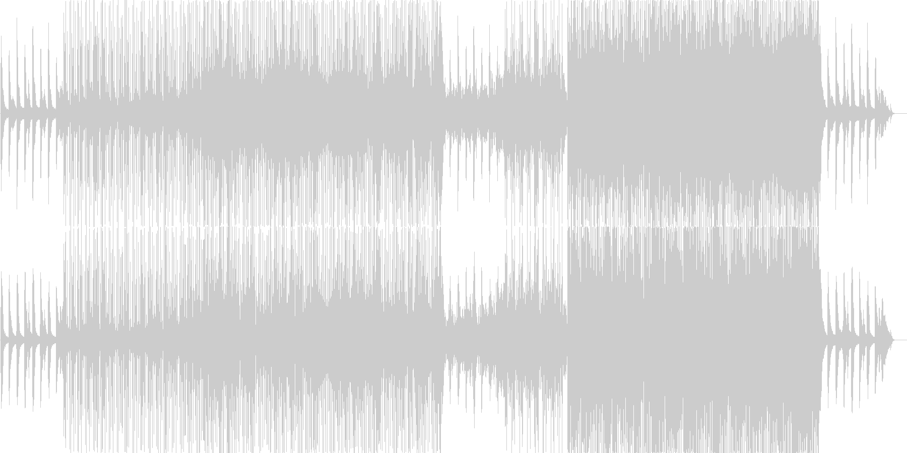 未再生の波形