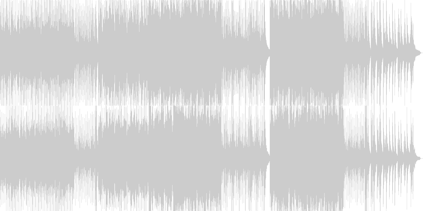 未再生の波形
