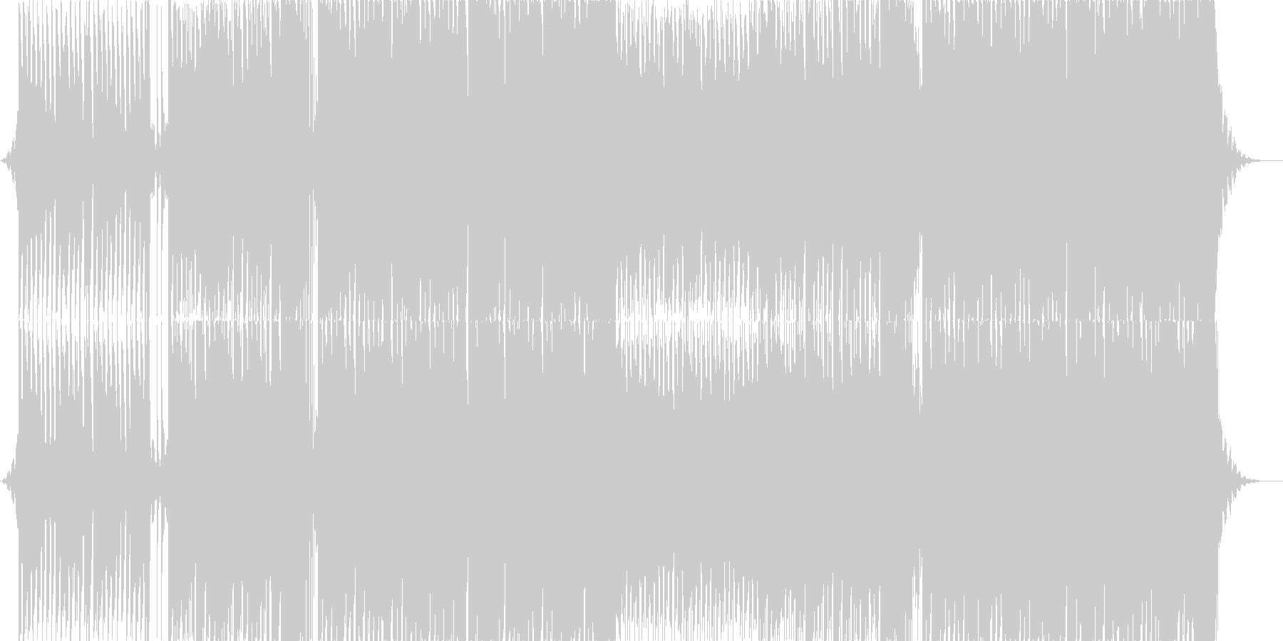 未再生の波形
