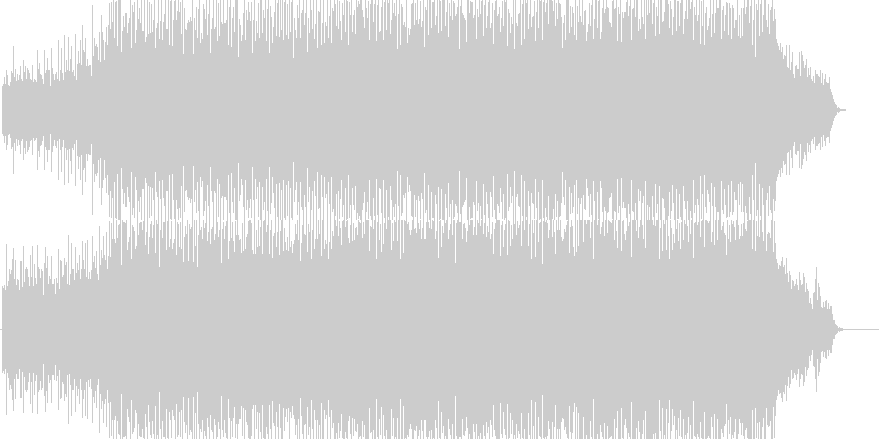 未再生の波形