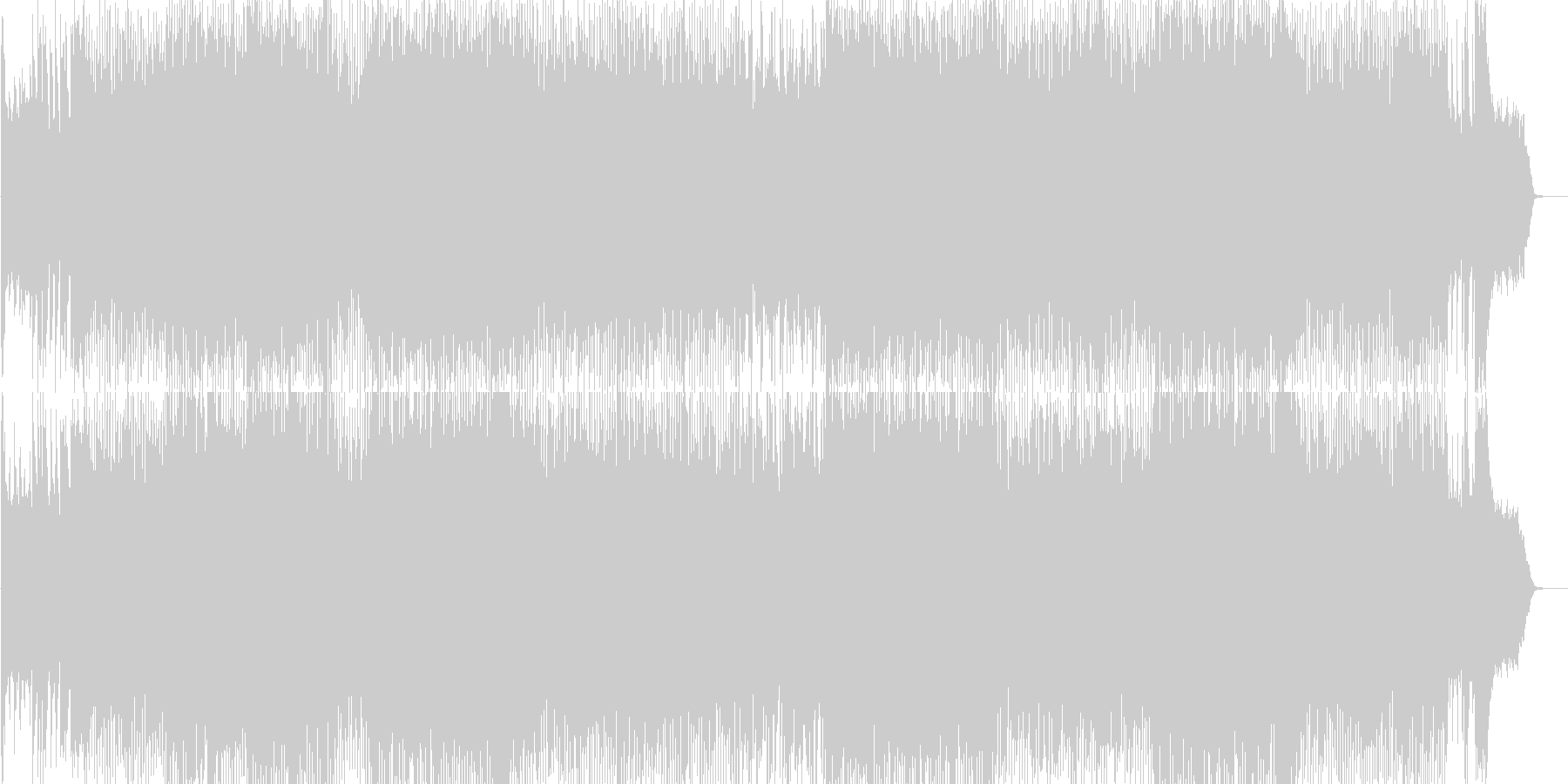 未再生の波形