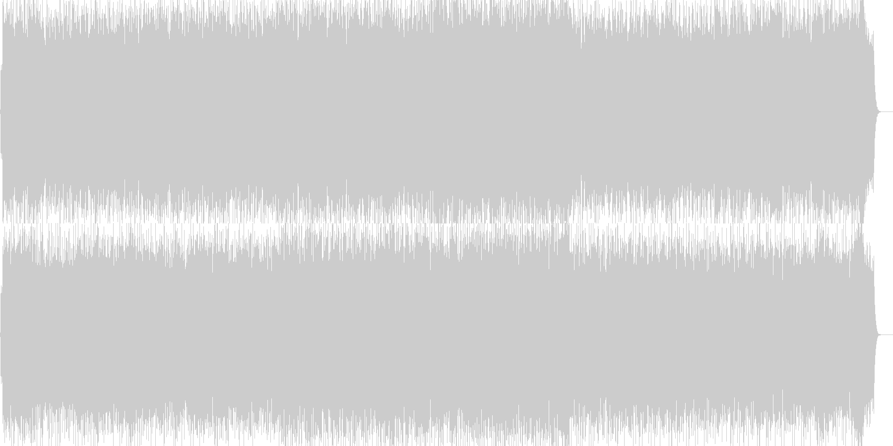 未再生の波形