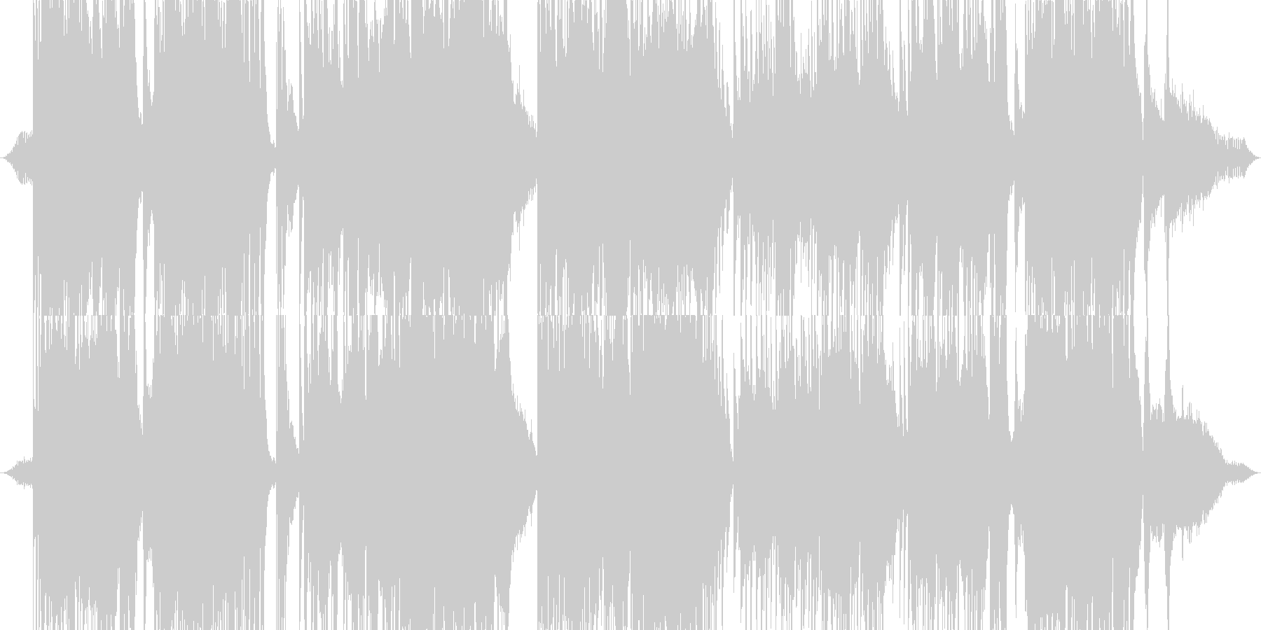 未再生の波形