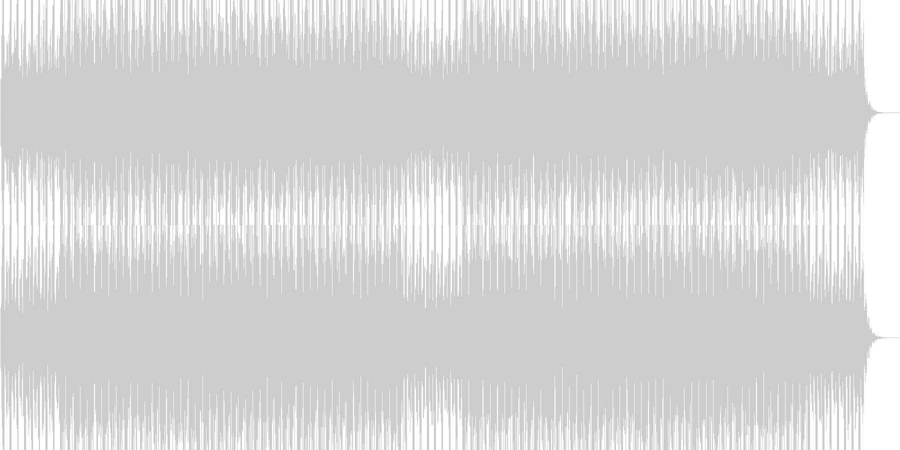 未再生の波形