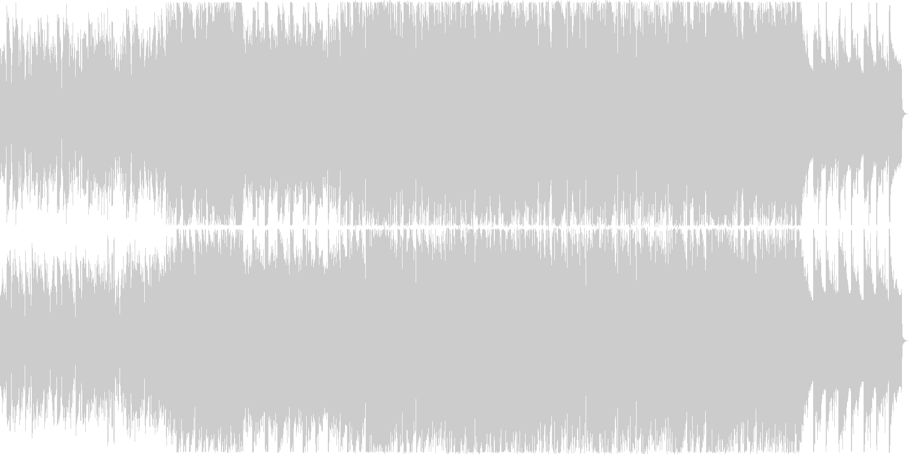 未再生の波形