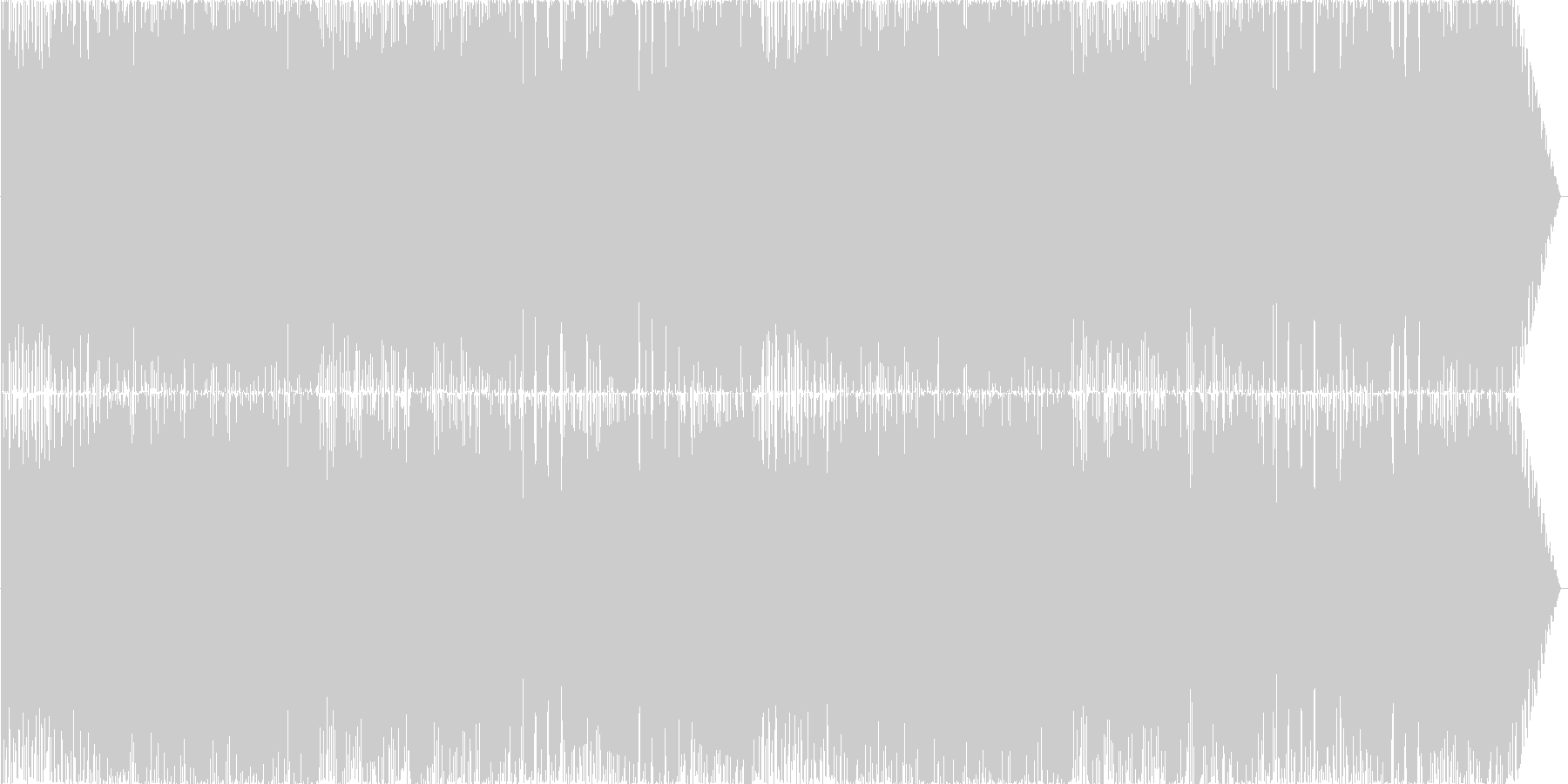 未再生の波形
