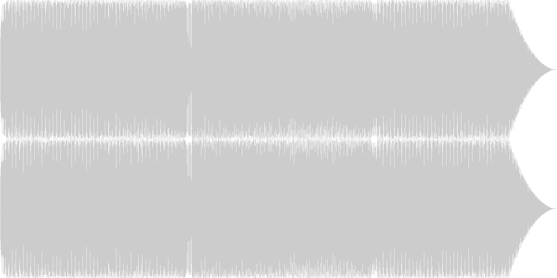 未再生の波形