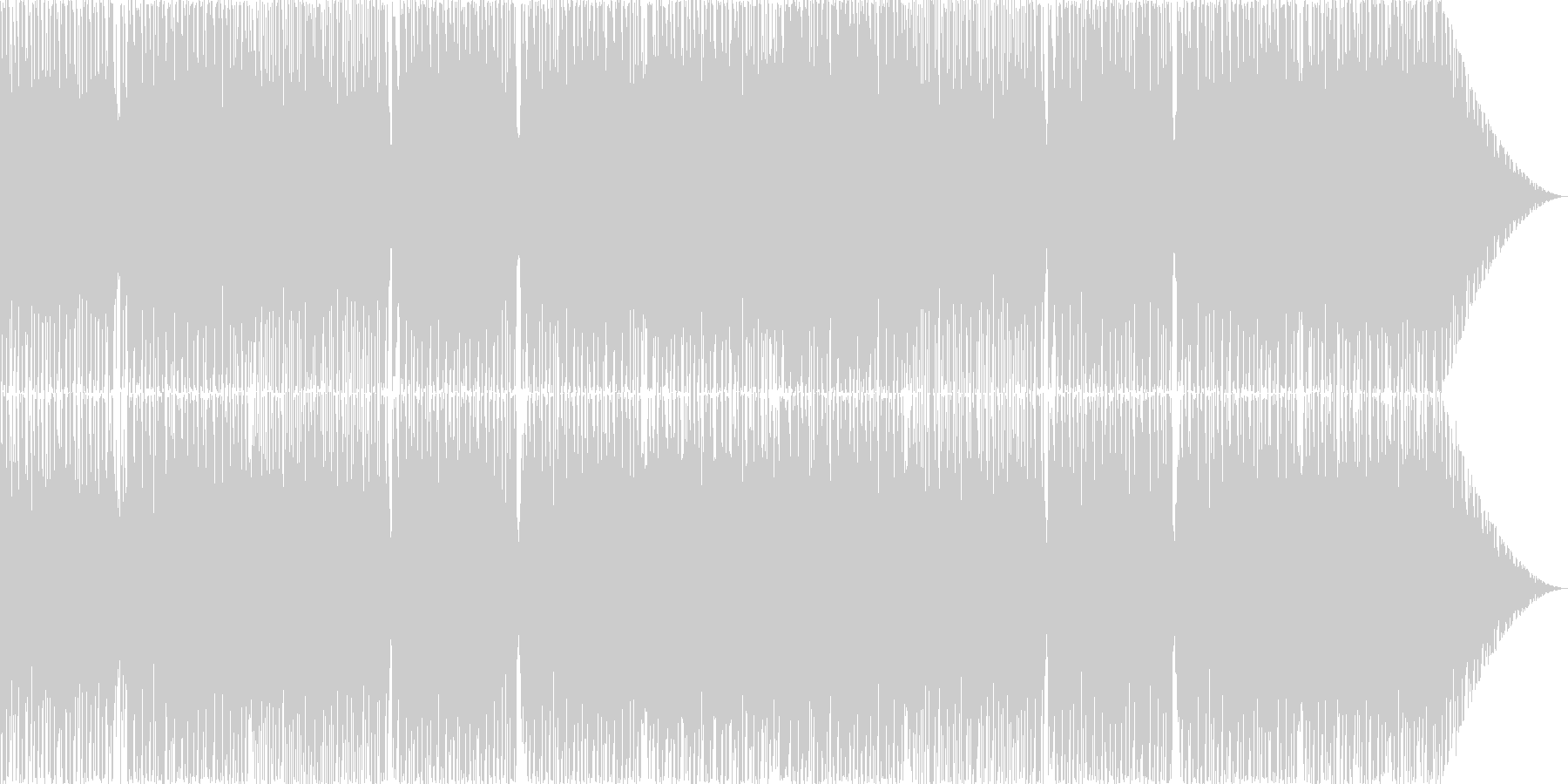 未再生の波形