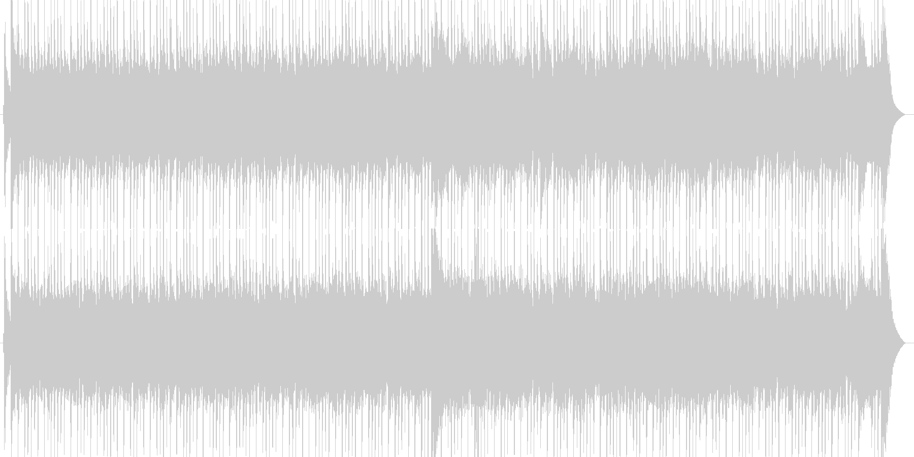 未再生の波形