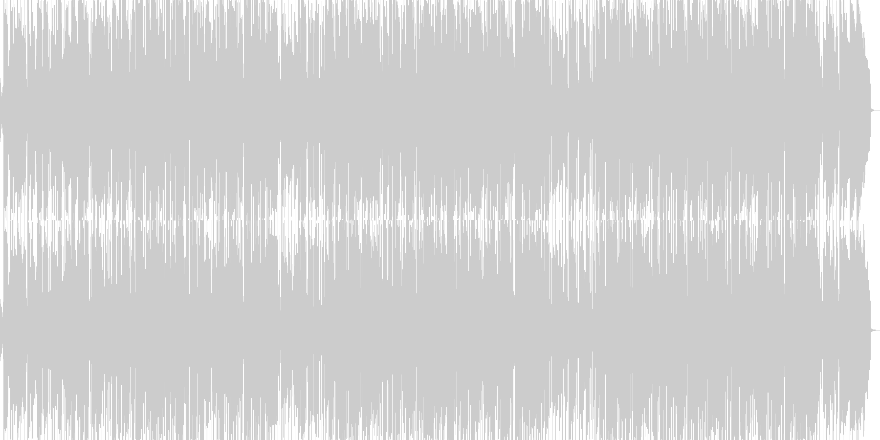未再生の波形