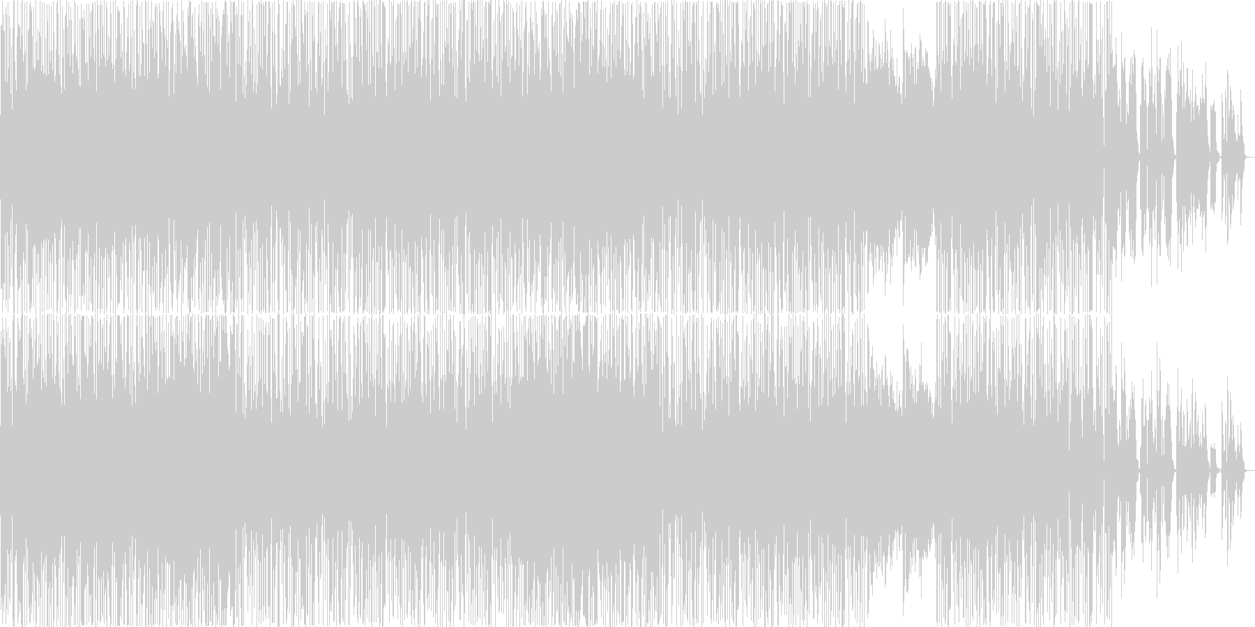 未再生の波形