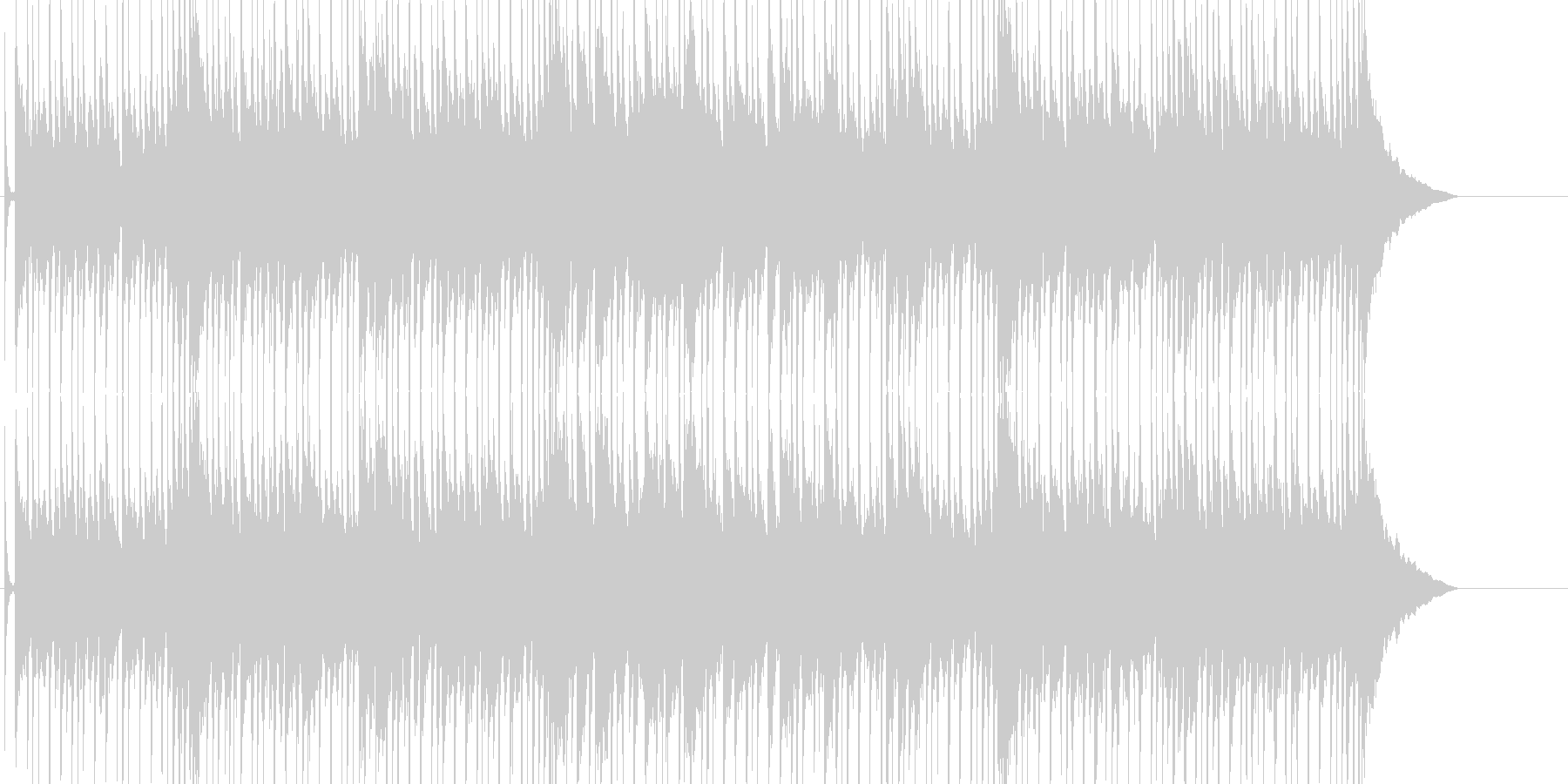 未再生の波形