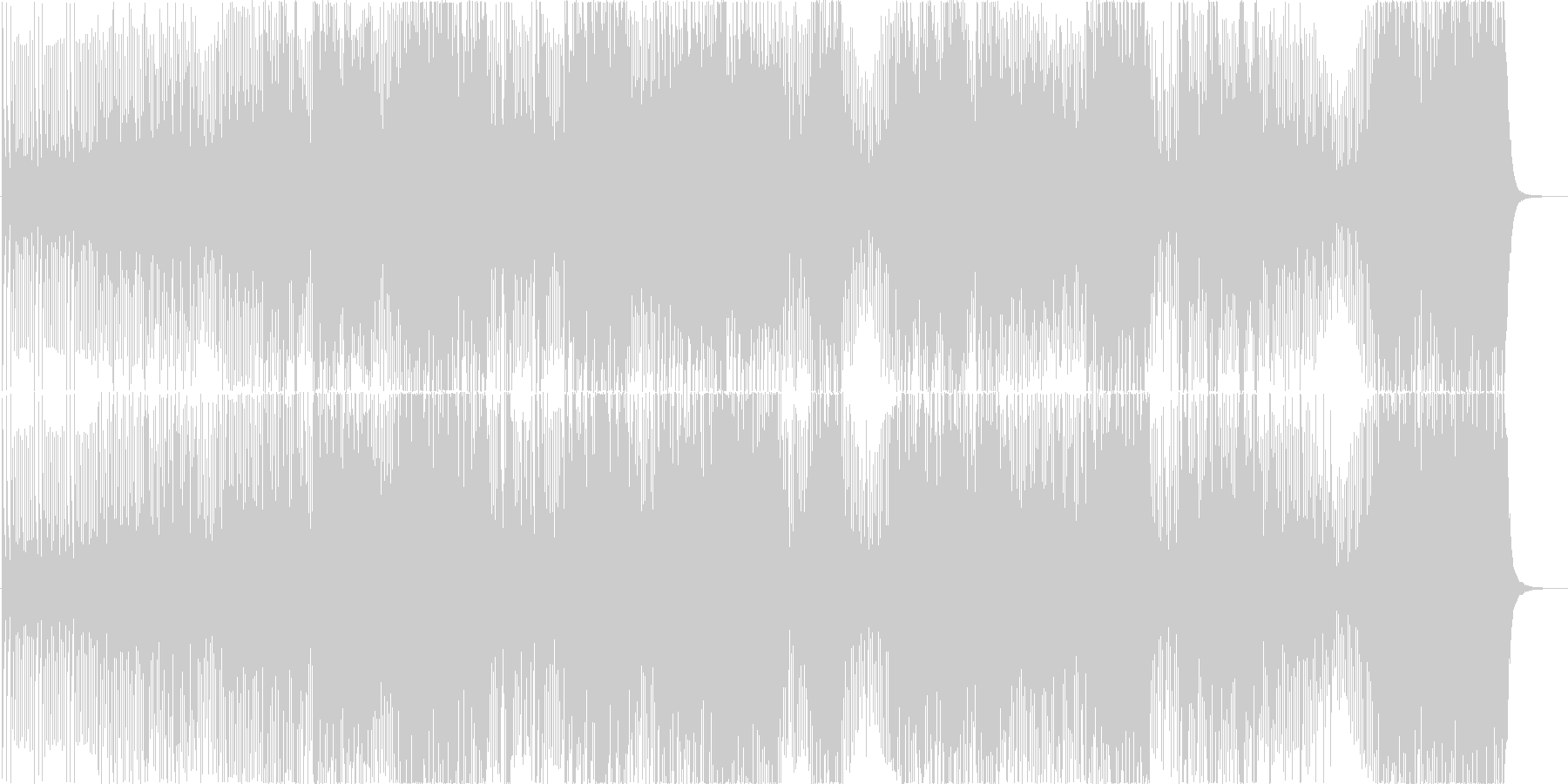 未再生の波形