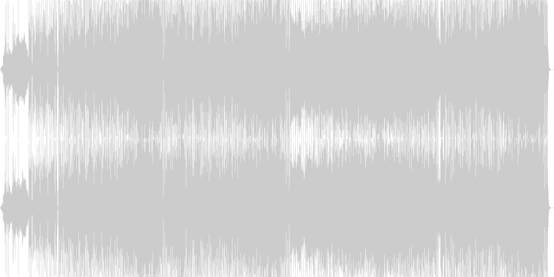 未再生の波形