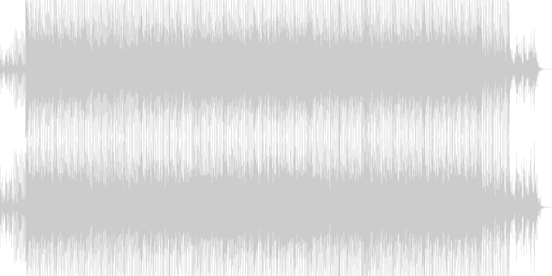 未再生の波形