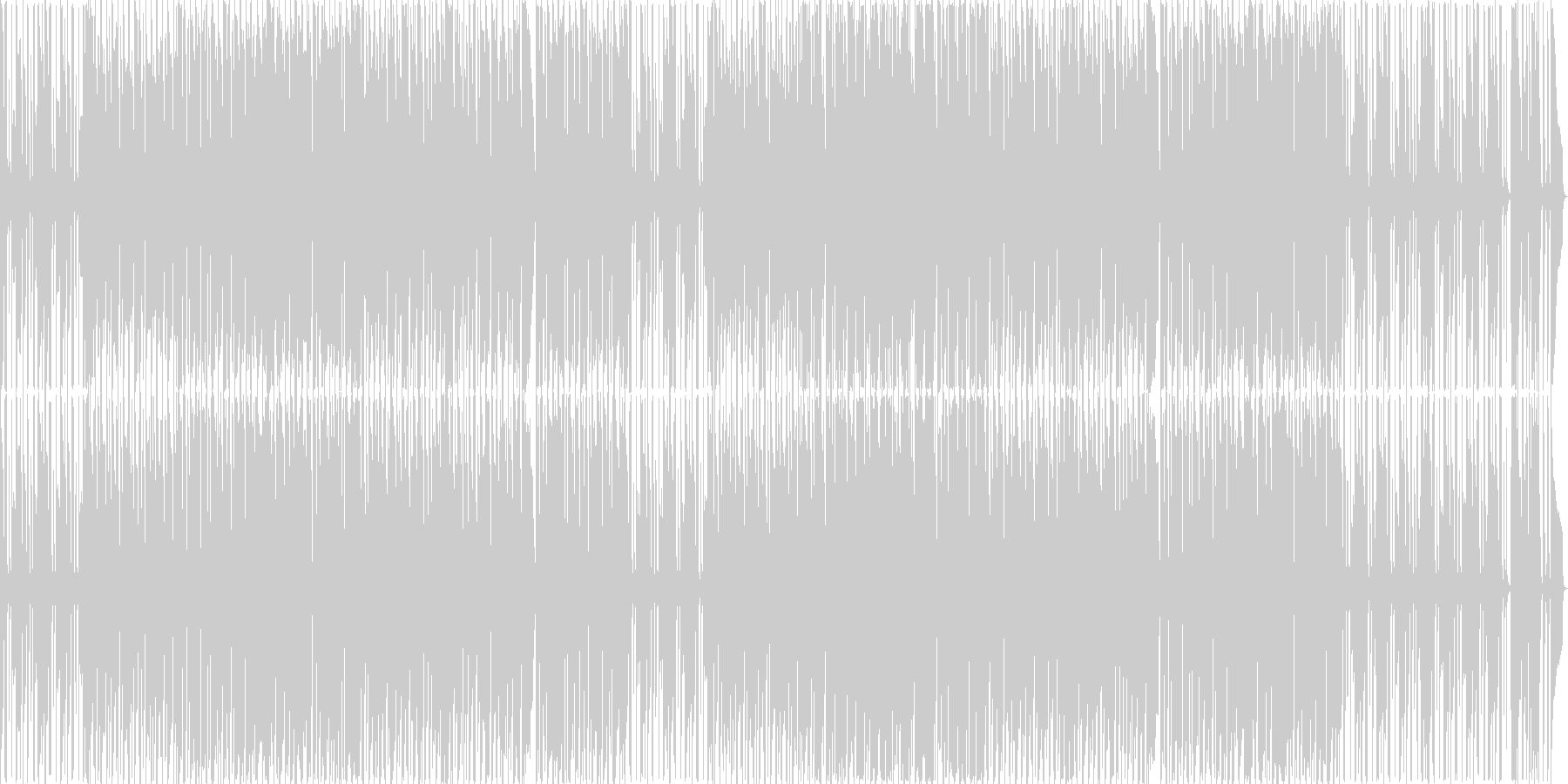 未再生の波形