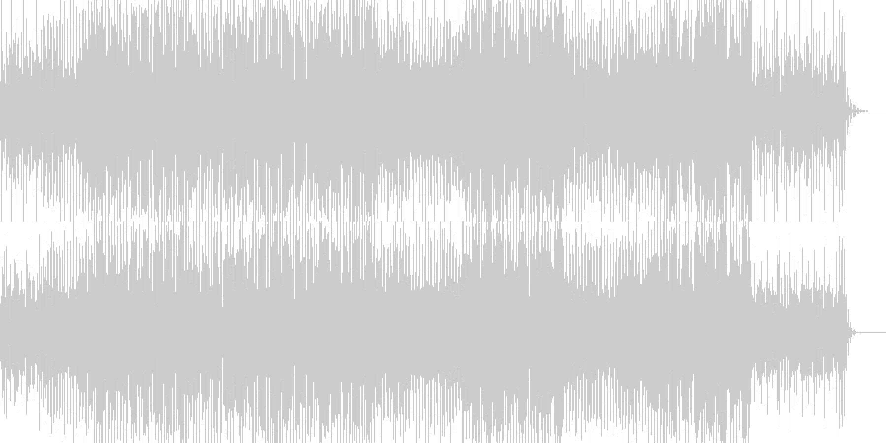 未再生の波形