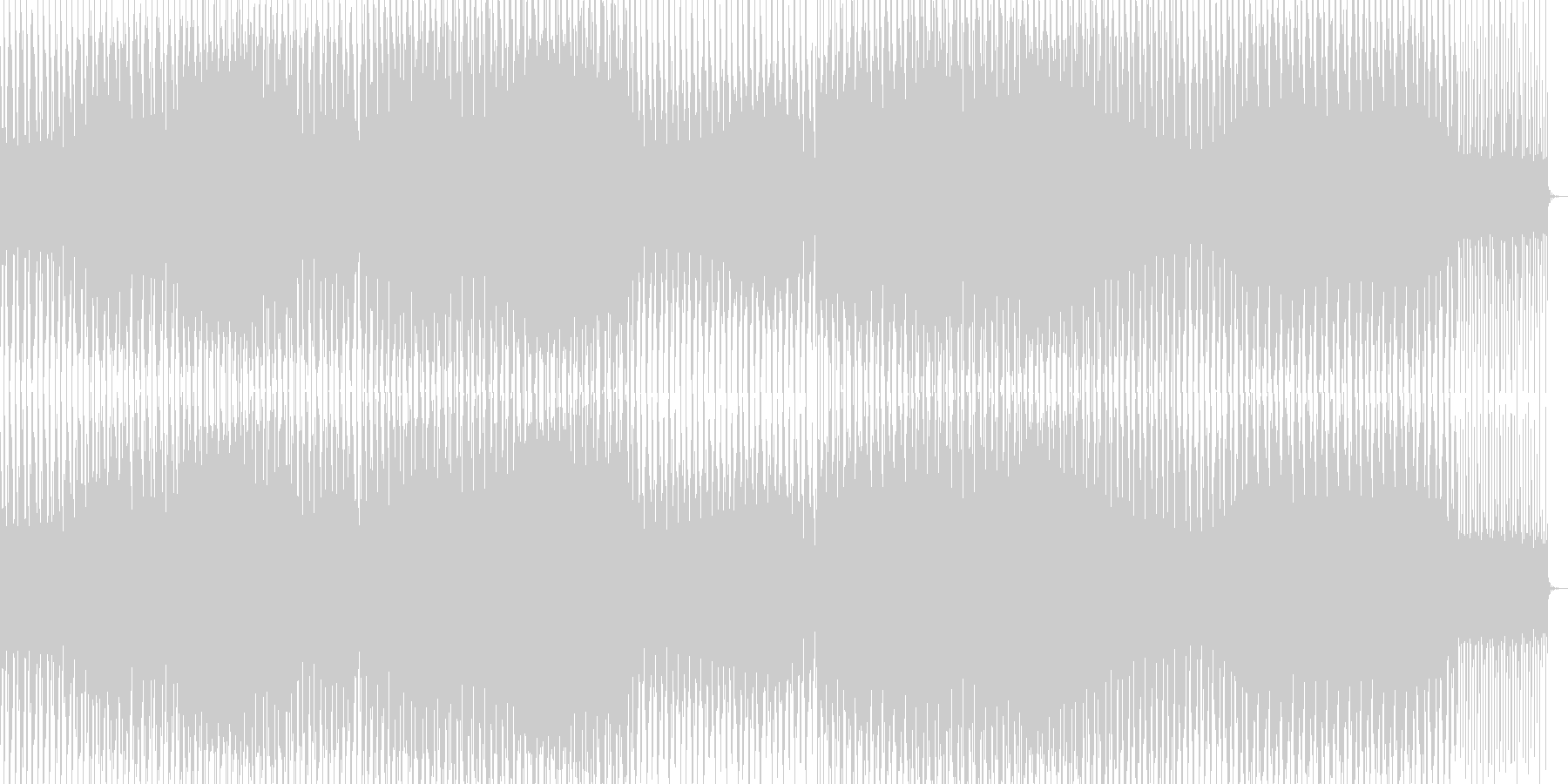 未再生の波形