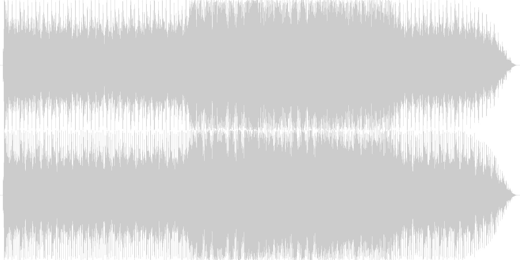 未再生の波形