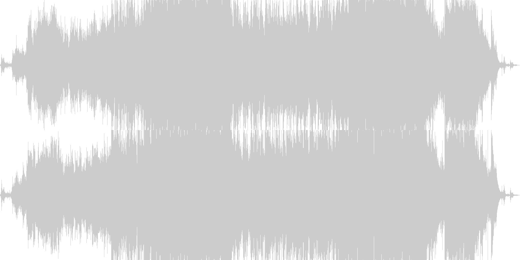 未再生の波形