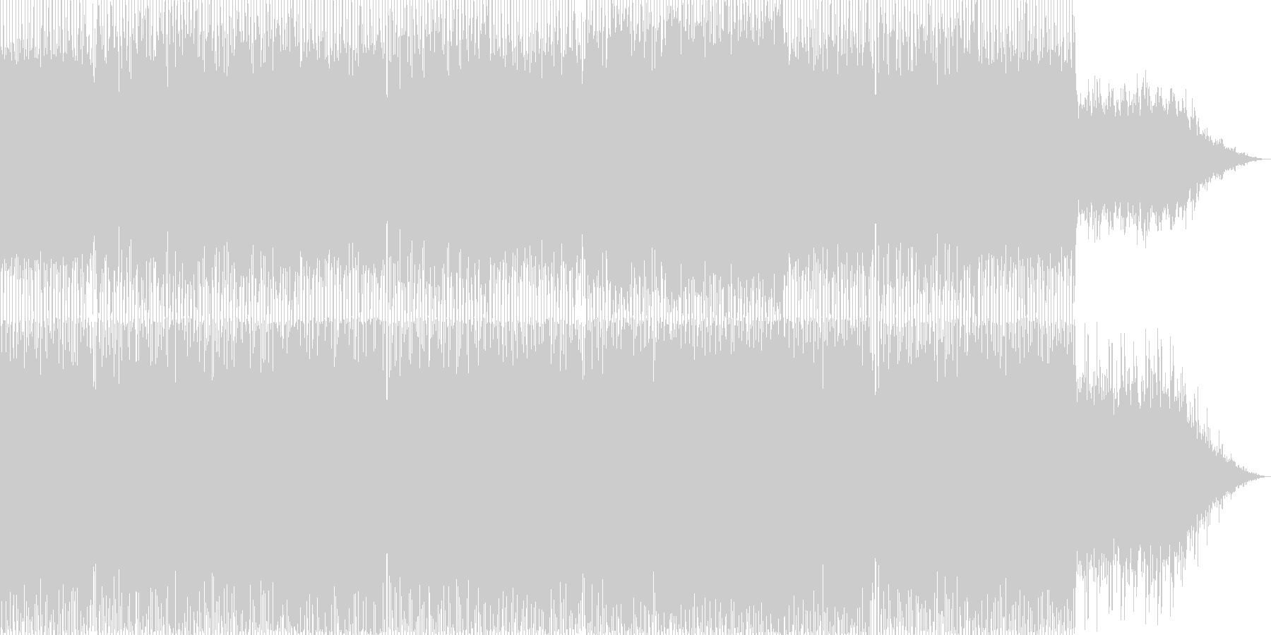 未再生の波形
